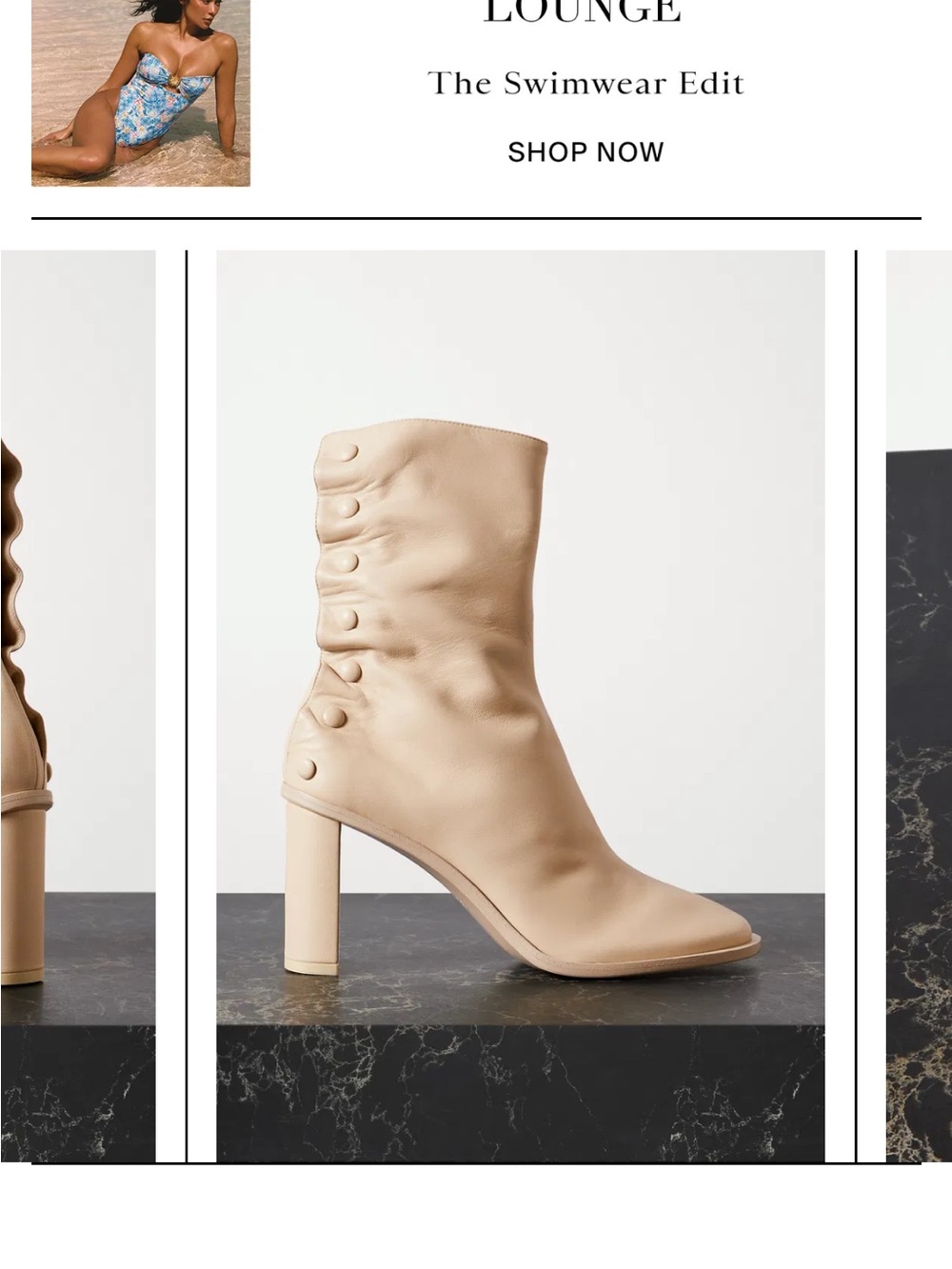 THE ROW teatime buttoned booties sz41 Women's Beige  Ankle Bootie - Picture 3 of 12